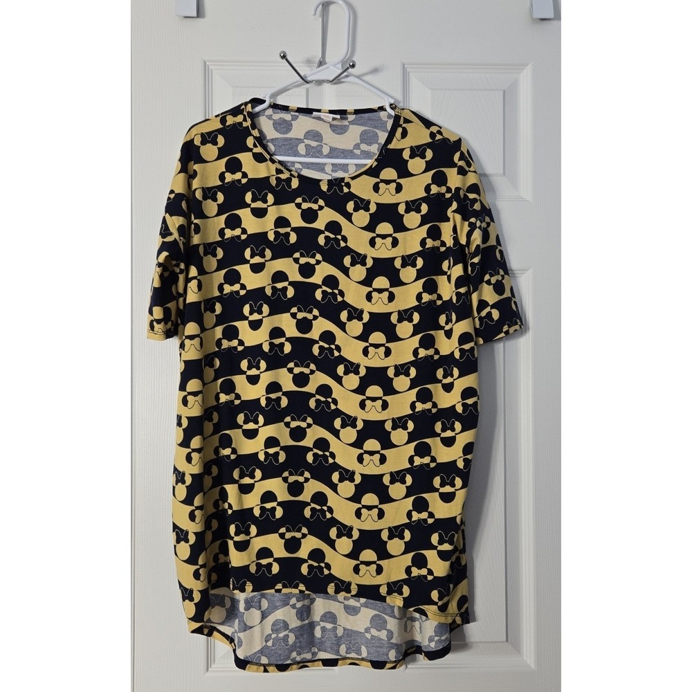 Lularoe Disney Womans Blouse. Size XS Shirt Skeeves with Minnie Mouse